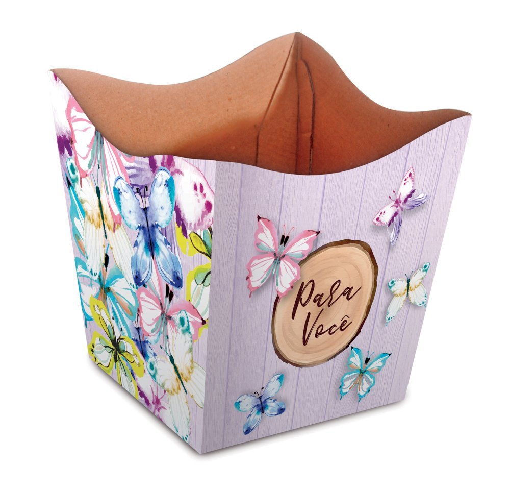 CACHEPOT P POTE 11/12 BORBOLETA LAVANDA 848054