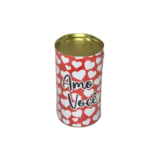 TUBOLATA AMO VOCE 15CMX08CM VERMELHA 32658