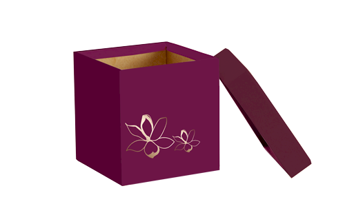 CACHEPOT PAPER POTE 15 QUADRADO FIORI FUCSIA 393653