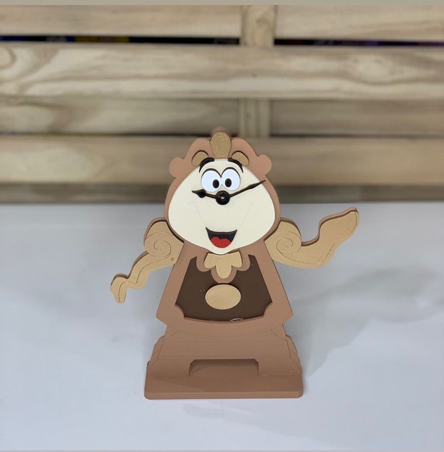 RELOGIO 20CM BELA E A FERA MDF 580961