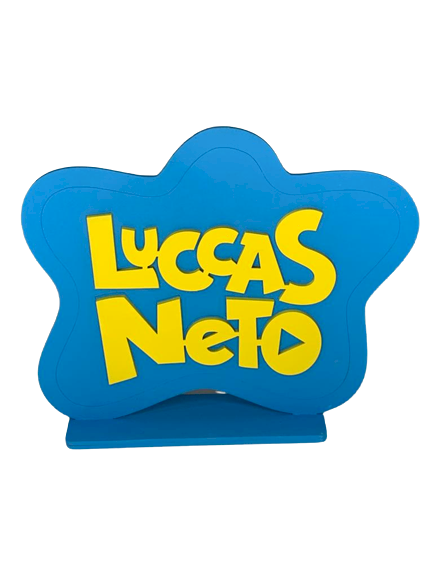 PLACA DEC NA BASE LUCCAS NETO MDF 580084