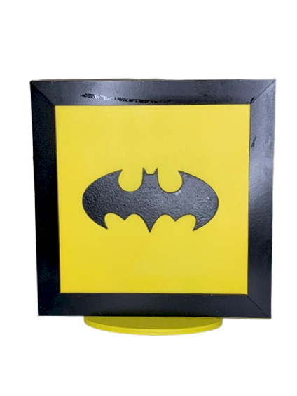 QUADRO DEC C/MOLD SUPER HEROI BATMAN 20X20CM 532175