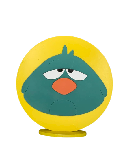 PLACA NA BASE 20X20CM SONEQUITA TURMA DO POCOYO MDF 566187