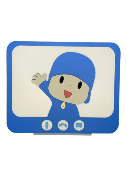 PLACA DEC 20X25CM NA BASE POCOYO 566200