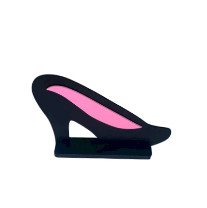 SAPATO SALTO BARBIE 22X13CM MDF 567139