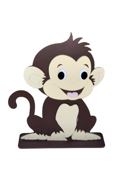 MACACO NA BASE MDF 30CM 497580