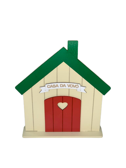 CASA DA VOVO CHAPEUZINHO VERMELHO 28X23CM MDF 561250