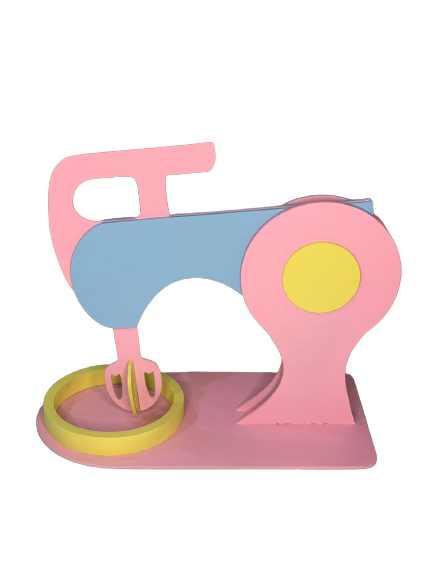 BATEDEIRA MDF ROSA/AZUL 31CM 463820