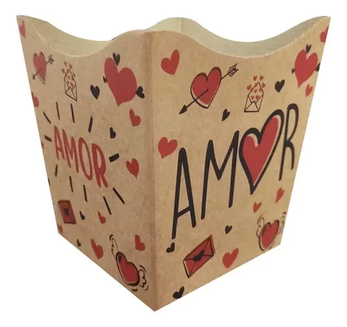 CACHEPOT VINTAGE HISTORIA DE AMOR GRANDE NATURAL 32812