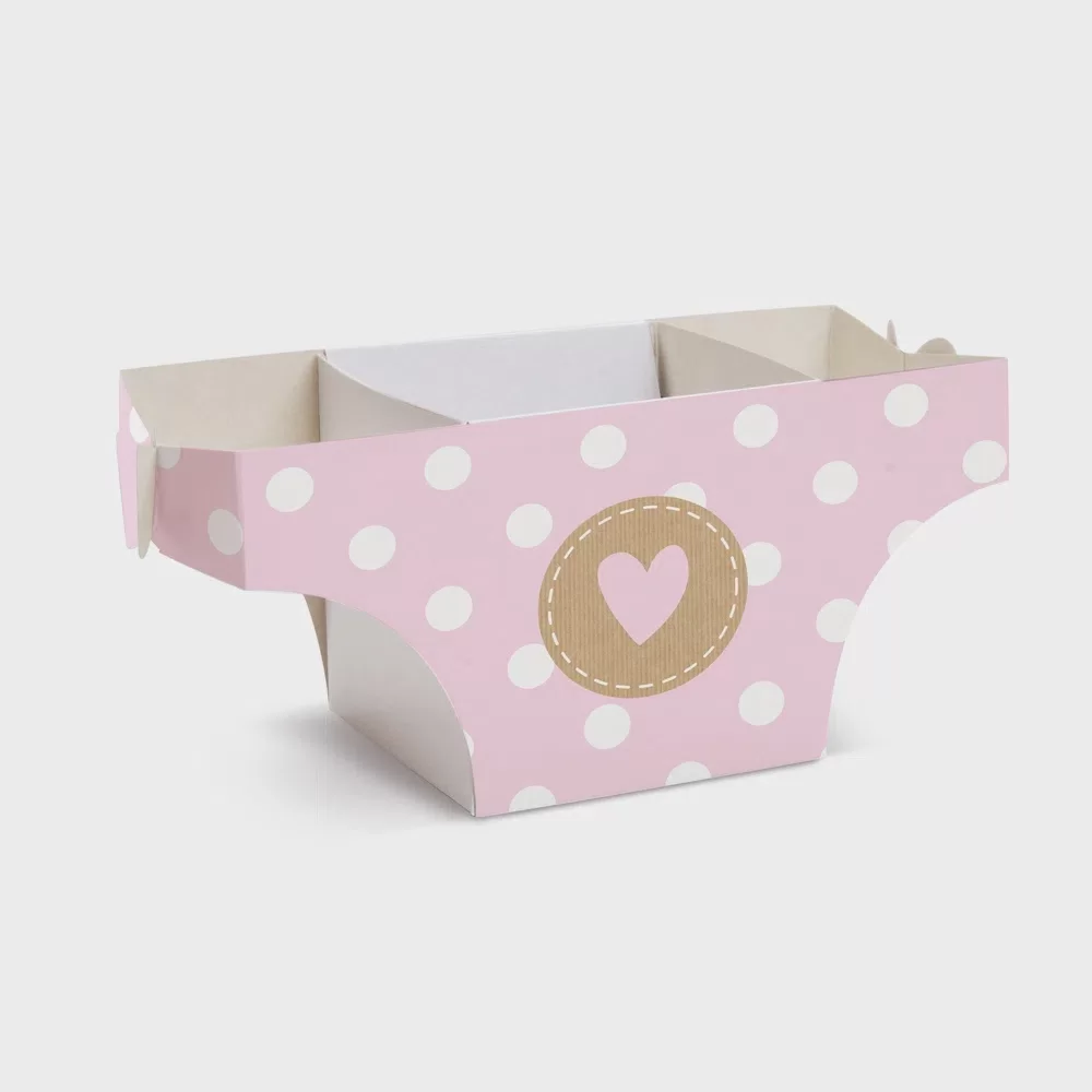 CACHEPOT FRALDINHA ROSA CHA REVELACAO 17,5X8X9,5 23011012