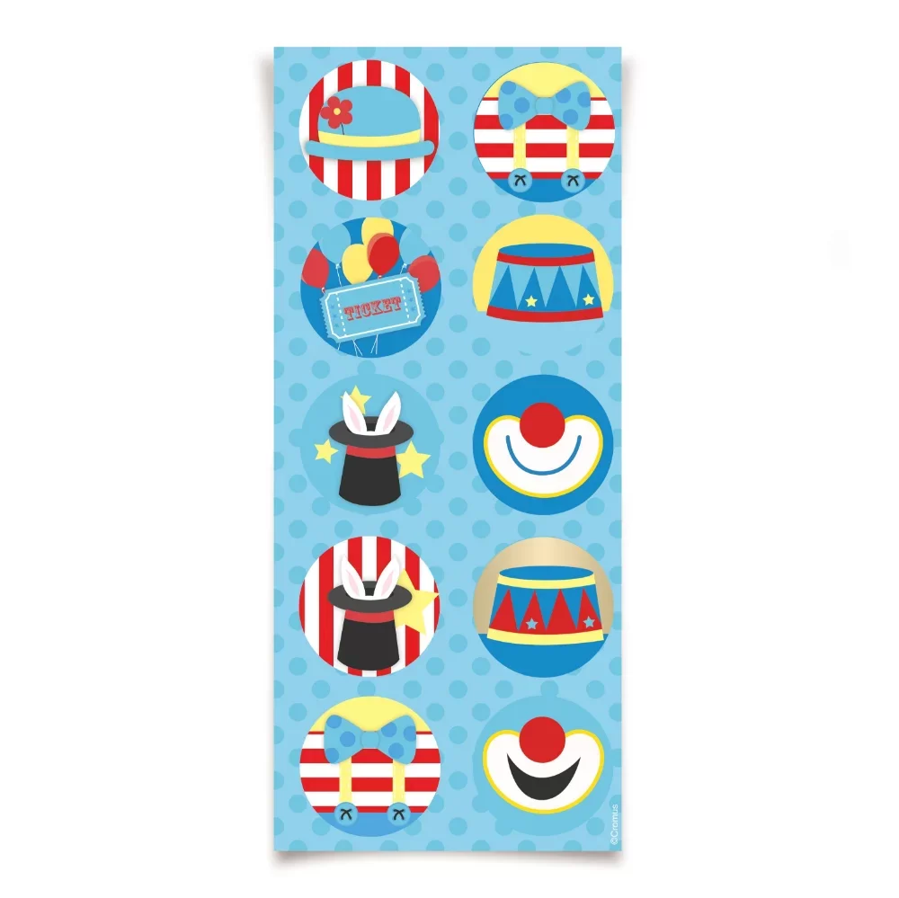 ADESIVO REDONDO CIRCUS 10X23 28110081