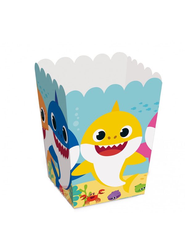 CX P/PIPOCA BABY SHARK PP 5,5X5,5X9 PT C/10 UN 23011753