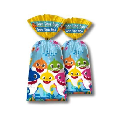 SACOLA SURPRESA BABY SHARK 15X29CM C/8 21010198 309270