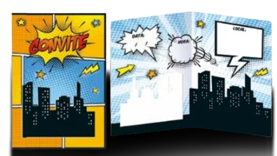 CONVITE SUPER HERO BOY C/08 275552 155548