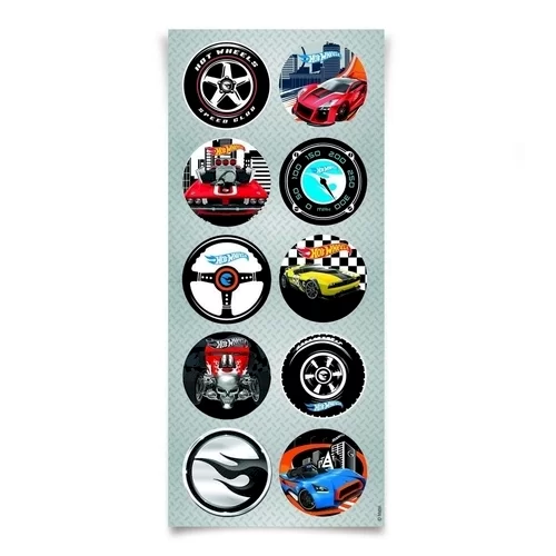 ADESIVO REDONDO HOT WHEELS C/23 28110073 714250