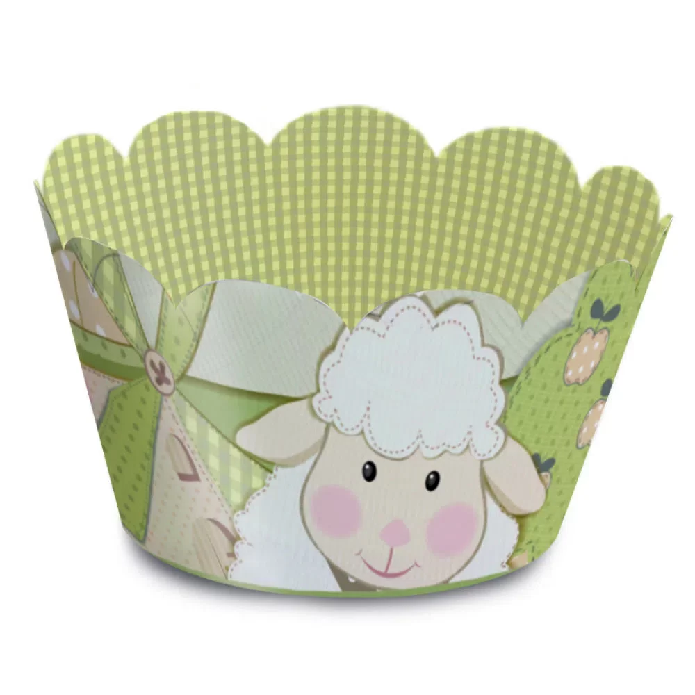 WRAPS P/CUPCAKE CARNEIRINHOS C/12 28510028 531703