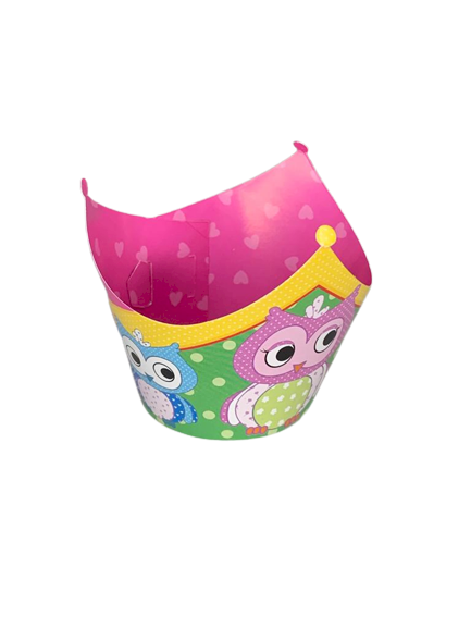 WRAP P/CUPCAKE D.FACE CORUJA 21,5X5CM UV - 229054 254145
