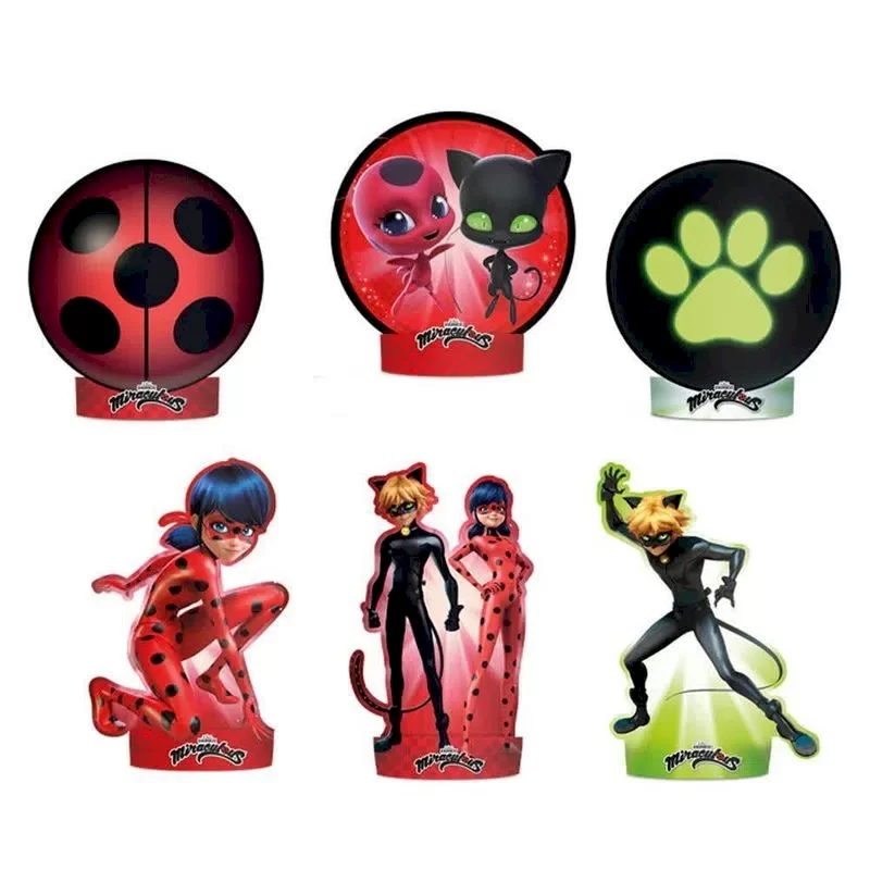 DECORACAO DE MESA R552 LADYBUG C/06 1078534 709579