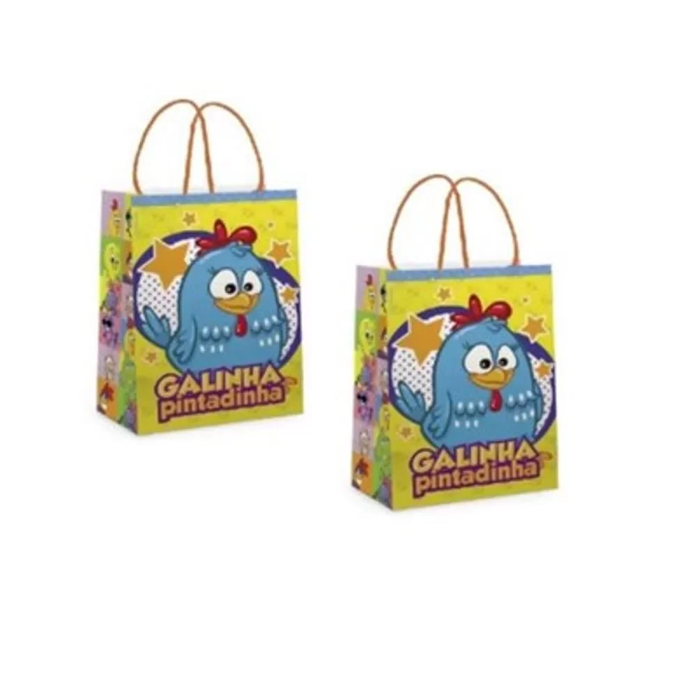 SACOLA LAM GALINHA PINTADINHA P 21,5X15X8 1000038 014206