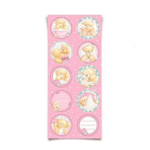 ADESIVO REDONDO FOREVER FRIENDS NINA 10X23 C/30 28110031