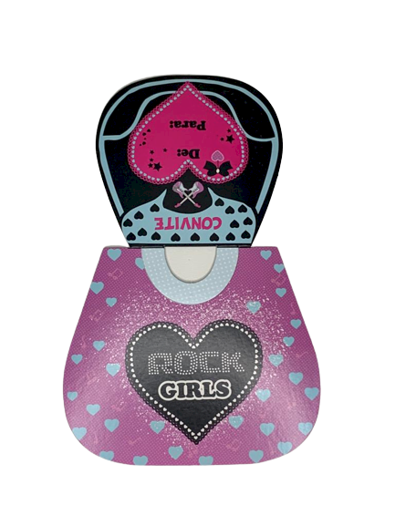 CONVITE ROCK GIRLS UV - 121006 256407