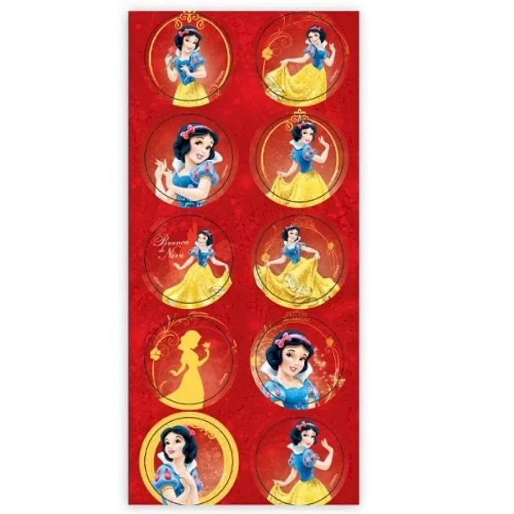 ADESIVO DECOR REDONDO R247 BRANCA DE NEVE NEW C/3 1003100