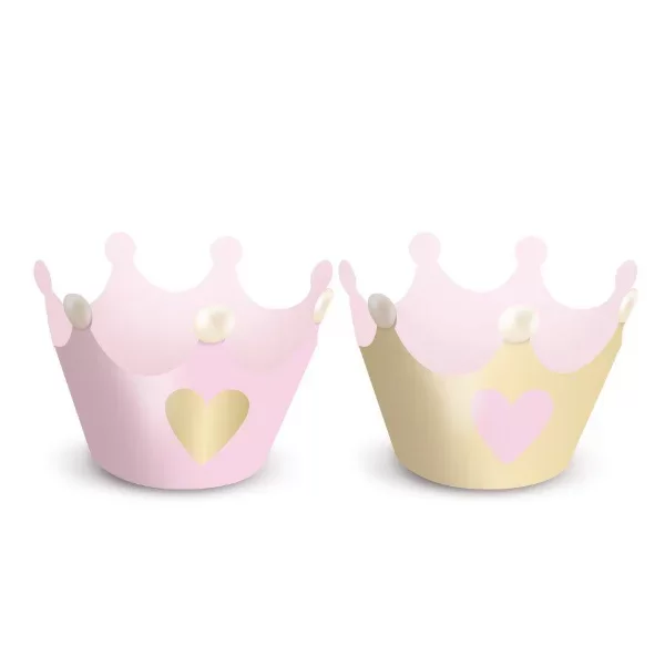 WRAPS P/CUPCAKE COMPOSE REINADO DA PRINCESA 21,5X5 28510051