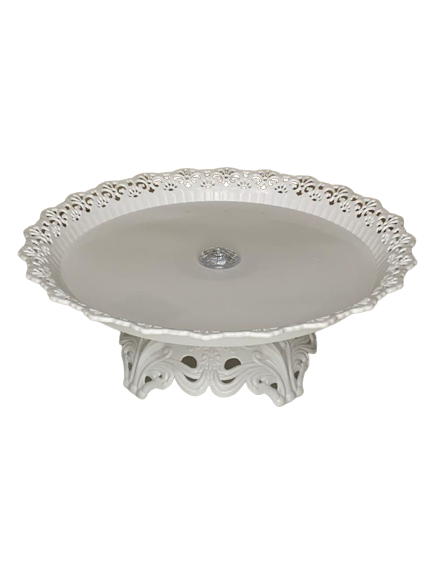 BANDEJA DECOR DE PLAST 10X28CM BRANC HU78328 909163