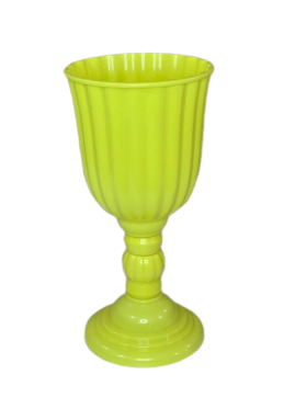 VASO DUBAI GRANDE AMARELO FLUORESCENTE 40X18,5 118999