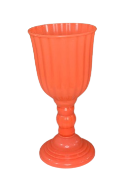 VASO DUBAI GRANDE LARANJA FLUORESCENTE 40X18,5 119002