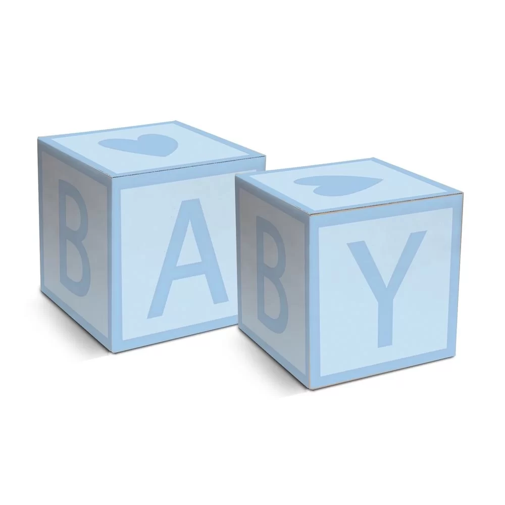 CX CUBO CHA REVELACAO AZUL 6X6X6 C/08 23011324