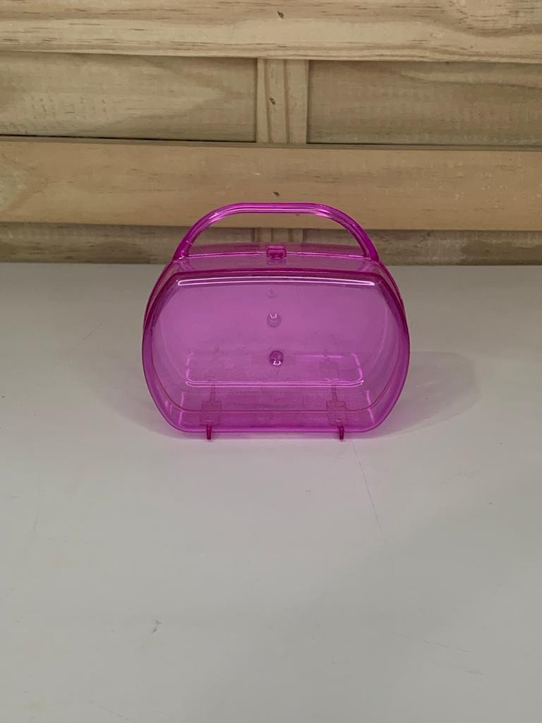 MALETA BOLSINHA LILAS TRANSP 268735