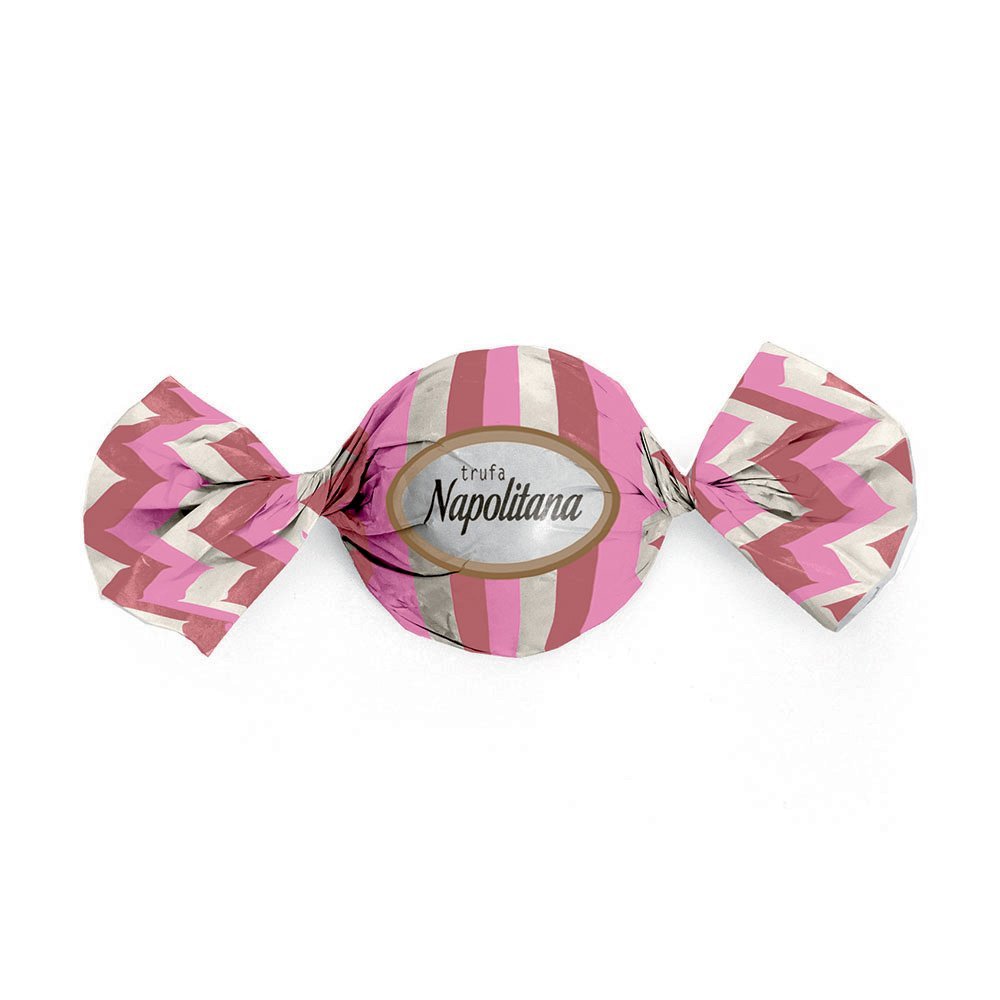 EMB. ALUMINIO P/TRUFAS SABORES 15X16 NAPOLITANA - 027947