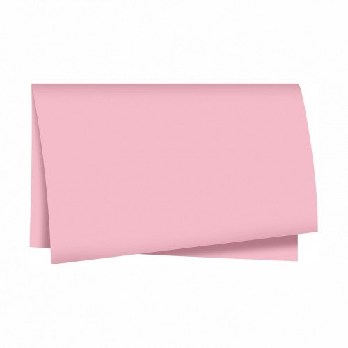 PAPEL SEDA LISO 49CMX69CM 100FLS ROSA 03034