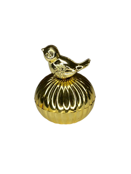 PORTA JOIA PASSARO DOURADO CP0176M 520240