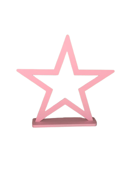 ESTRELA VAZADA 21CM MDF 552609