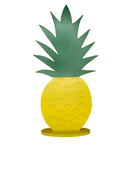 ABACAXI NA BASE MDF 30CM 466784