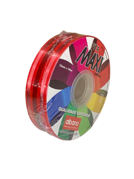 FITA MAXI NOVA EVA 32MMX100M VERMELHO 17596