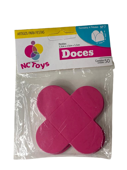 FORMA 4 PETALAS C/50 PINK 510429