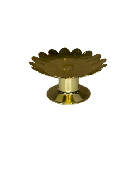 PORTA CUP CAKE DE PLASTICO 8,5X4CM DOURADO 872934