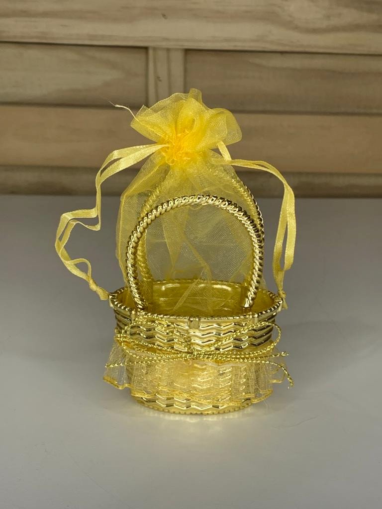 CESTINHA PLASTICA EM ORGANZA 70092 700927