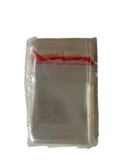 SACO ADESIVADO TRANSPARENTE 4X4+3 ABA PT C/100 11300213
