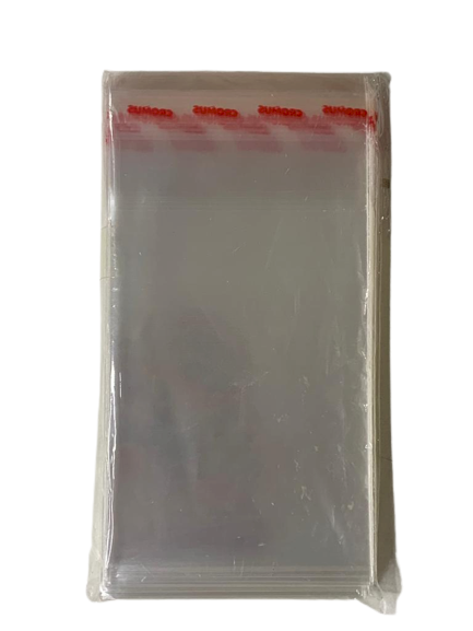 SACO ADESIVADO TRANSPARENTE 6,5X9+3 ABA C/100 051701