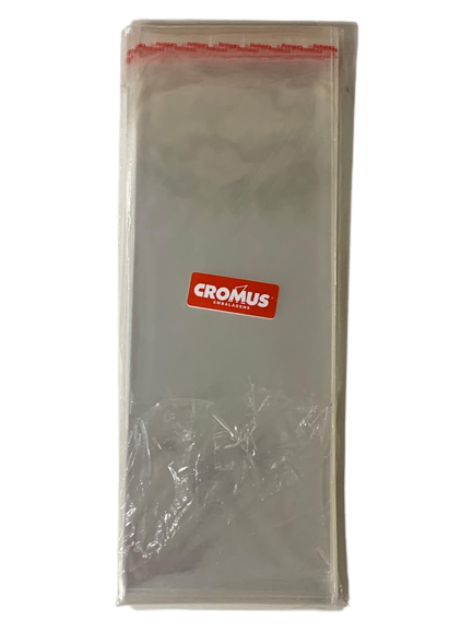 SACO ADESIVADO TRANSPARENTE 10X25+3CM ABA PT C/100 UN 051718
