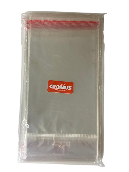 SACO ADESIVADO TRANSP C/ FURO 12X18+3 ABA C/100 11300190