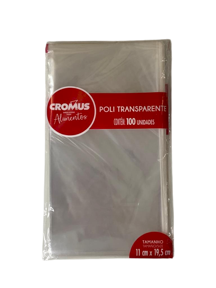SACO TRANSP 11X19,5 INCOLOR PT C/100UN 050080 017273