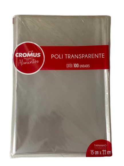 SACO TRANSP 15X22 INCOLOR PT C/100UN 050580 013480