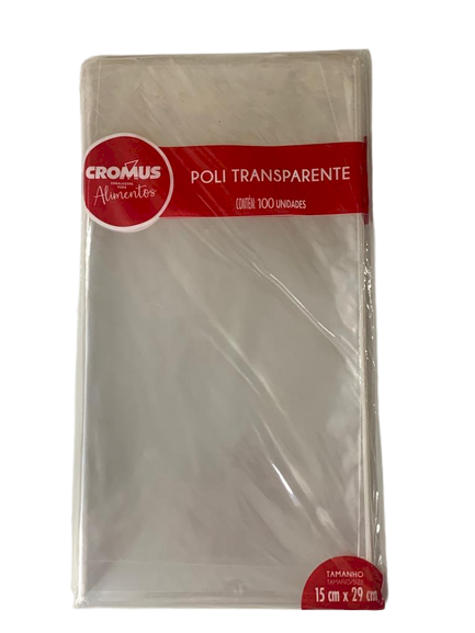 SACO TRANSP 15X29 INCOLOR PT C/100UN 050780 013510