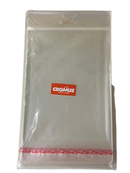 SACO ADESIVADO TRANSP C/FURO 15X20+3 ABA C/100 11300191