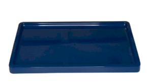 BANDEJA RETANGULAR BD-R 30X18 AZUL PETROLEO 004761 - SO BOLEIRAS